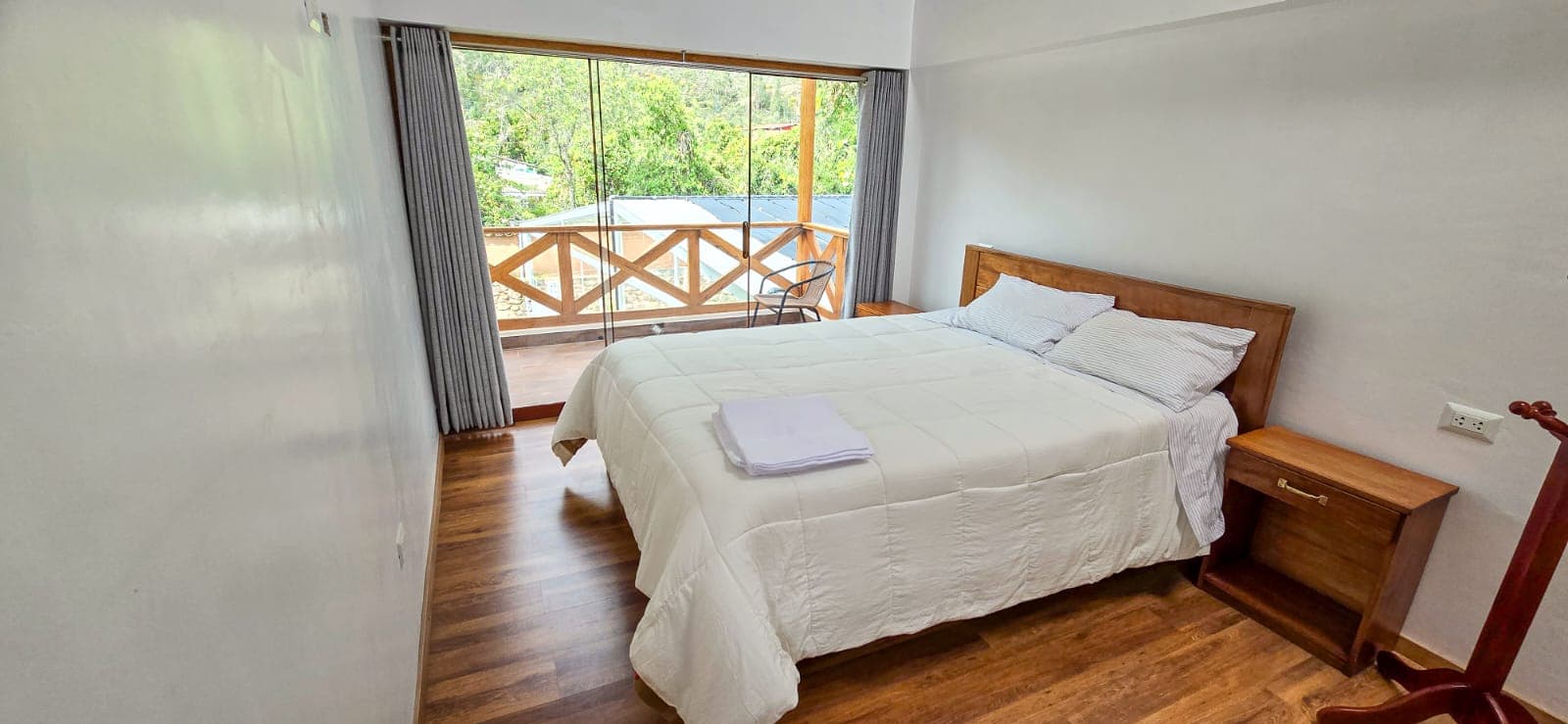 Master bedroom with Sacred Valley view